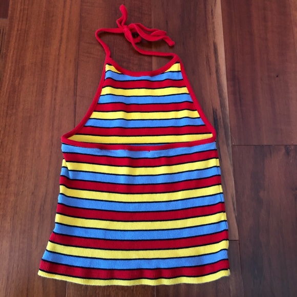 Striped Laura Brandy Melville halter - Picture 2 of 5